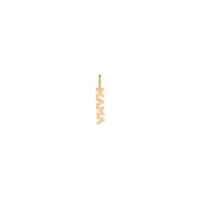 14k Itty Bitty MAMA charm pendant