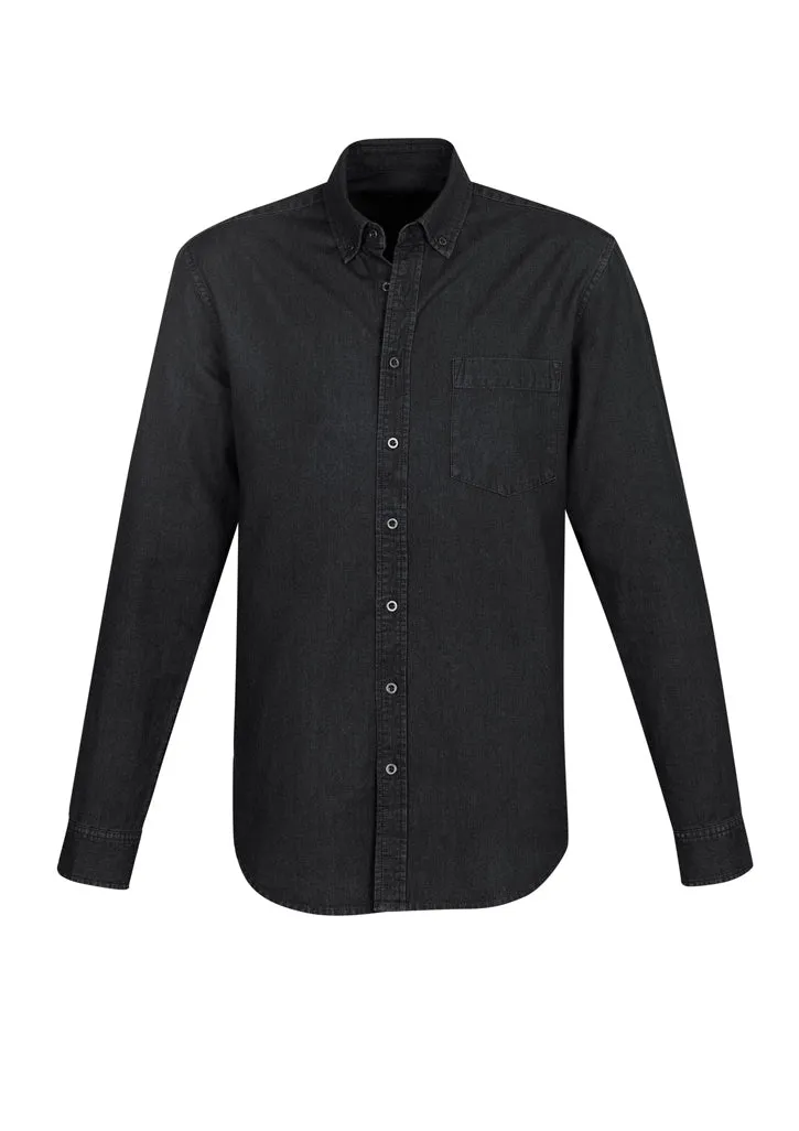 Biz Collection Indie Mens L/S Shirt  (S017ML)