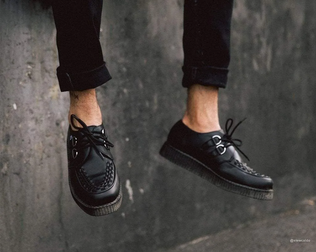 Black TUKskin Viva Low Creeper