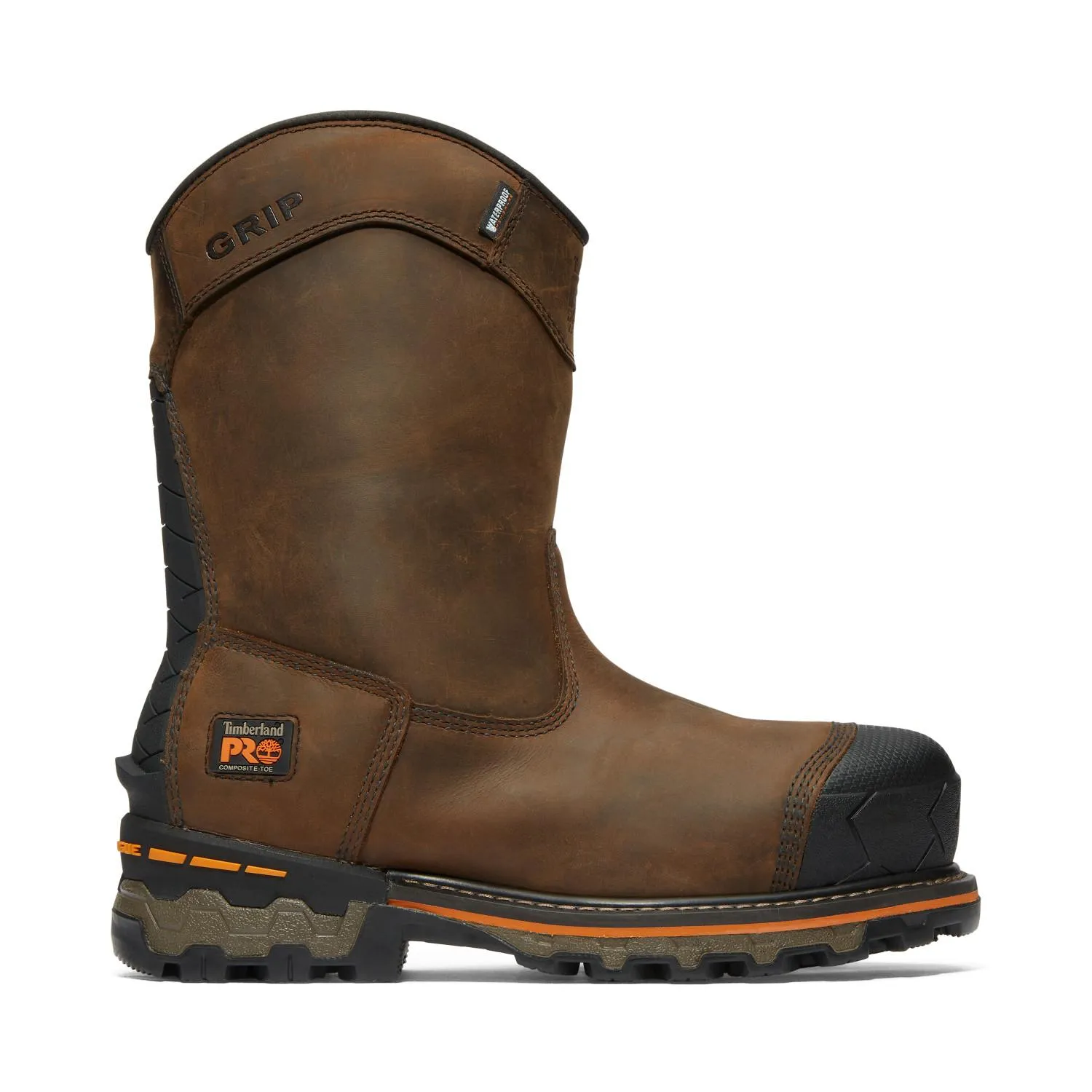 Boondock Pullon Composite-Toe Waterproof Fp Ins Csa 200G Brown