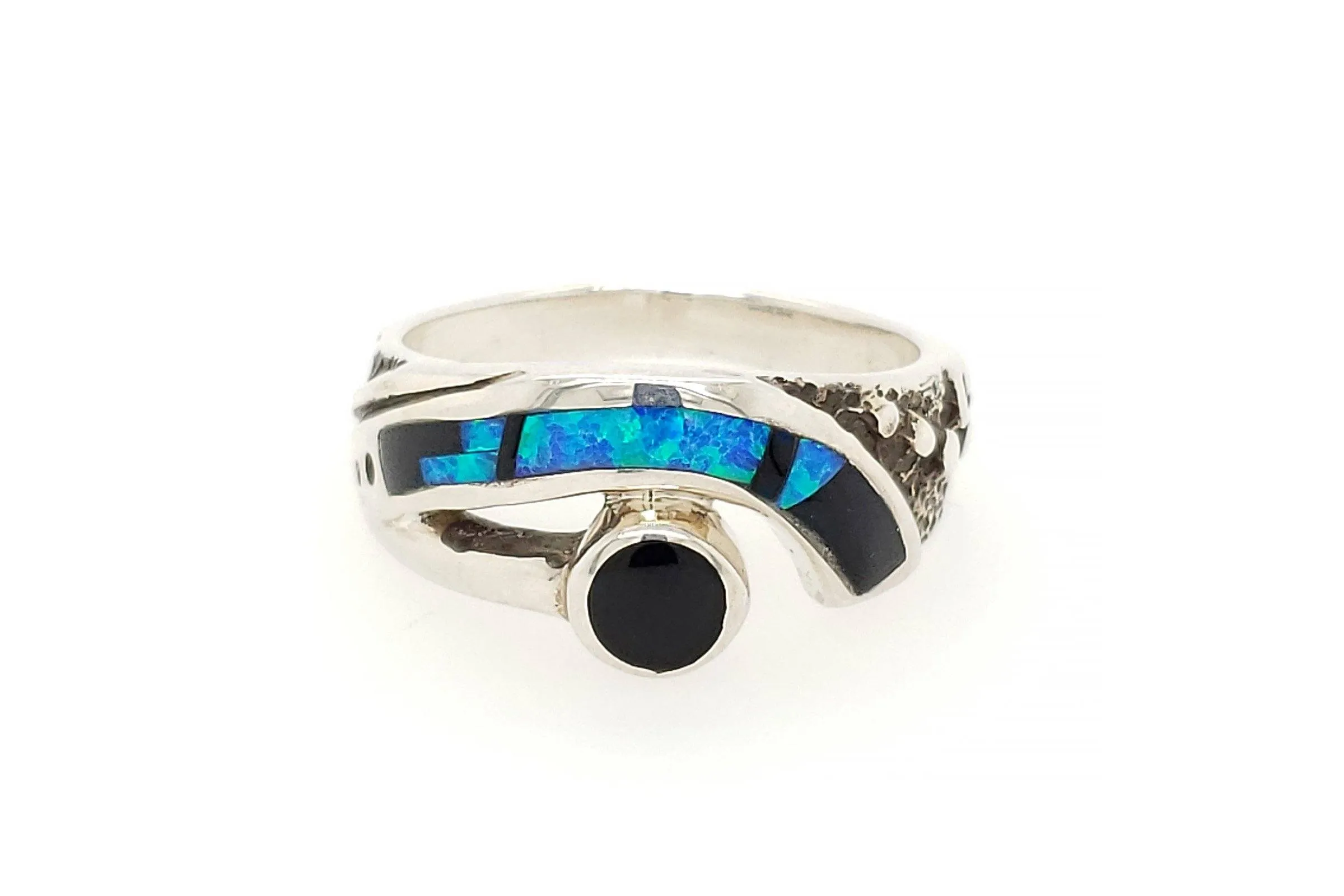 David Rosales Black Beauty Eye of Horus Ring