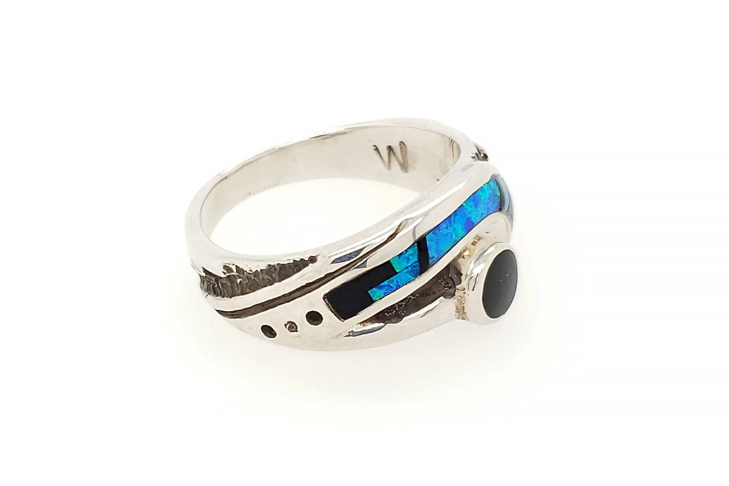 David Rosales Black Beauty Eye of Horus Ring