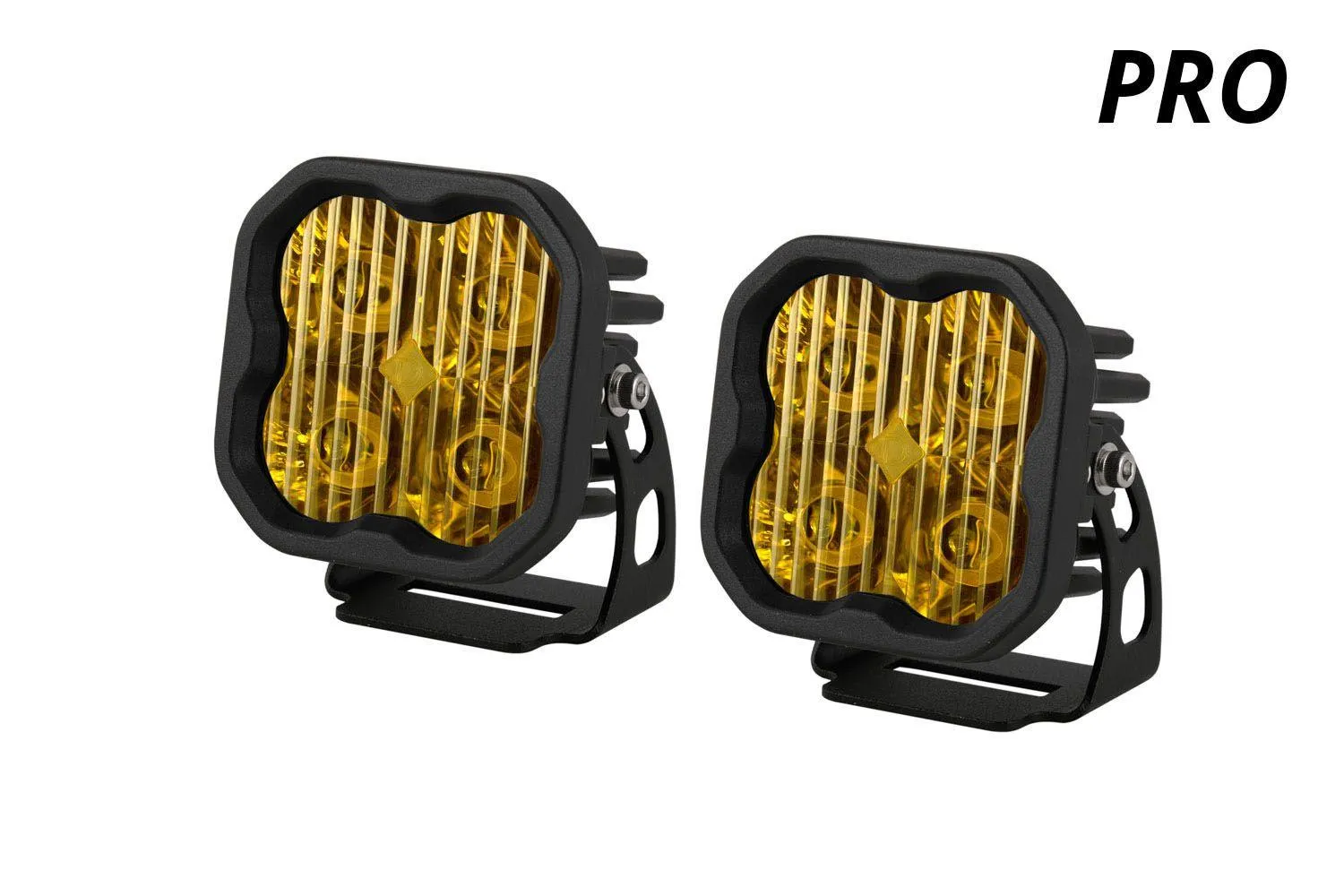 Diode Dynamics Worklight SS3 Pro Yellow SAE Fog Standard (Pair)