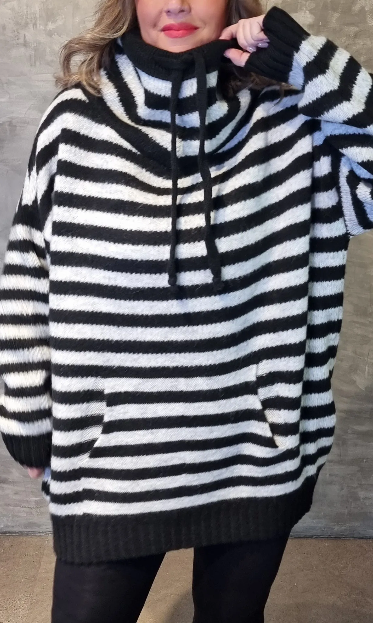 Easy Peasy Black/grey Stripes