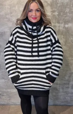 Easy Peasy Black/grey Stripes