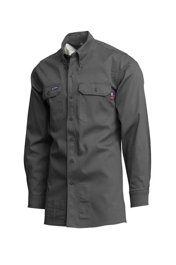 FR Uniform Shirt | 7oz. 100% Cotton | Gray