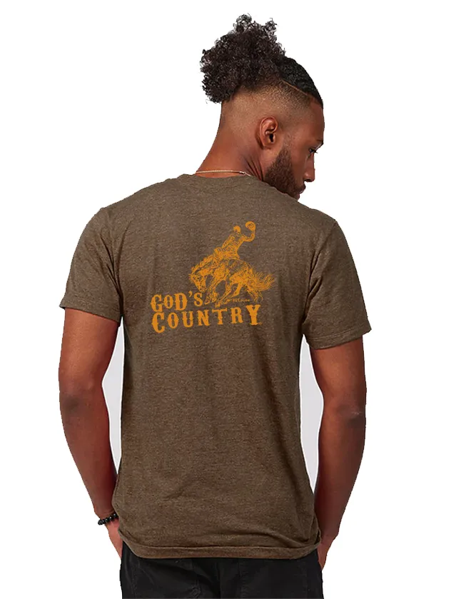 God's Country Saddle Bronc T- Shirt