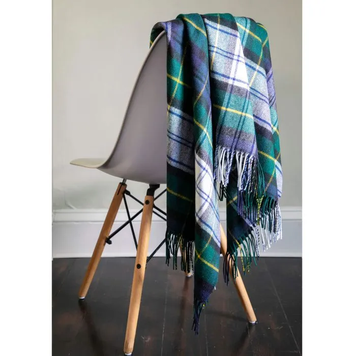 Gordon Dress Modern tartan lambwool Blanket