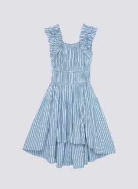 Habitual Kids Ruffle Smocked High-Low Dress