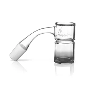 Honey Bevel Splash Bucket Quartz Banger