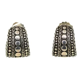 John Hardy Dot J Hoop Earrings