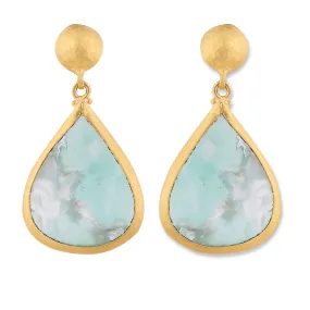 Lika Behar My World Earrings with Aquaprase Drops MY-E-629-GAP-2