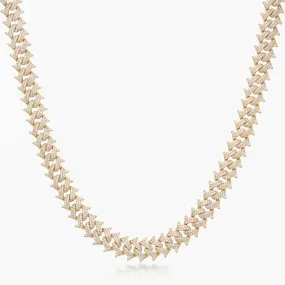 Men's Iced Spiked Cuban Chain