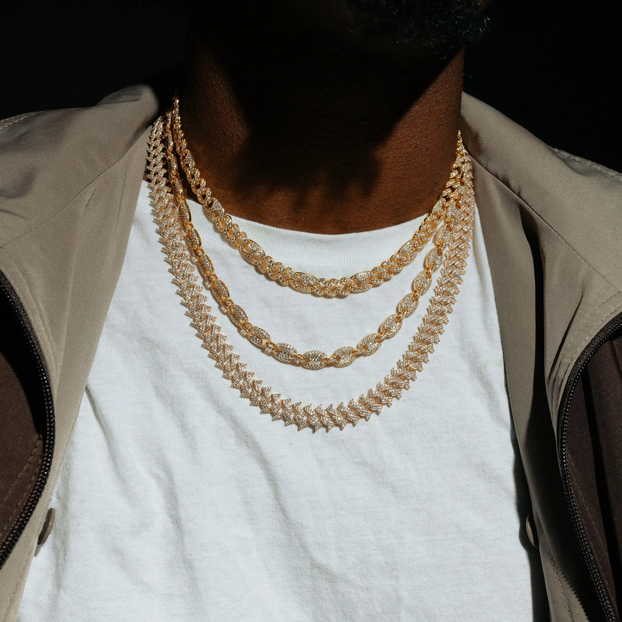 Men's Iced Spiked Cuban Chain