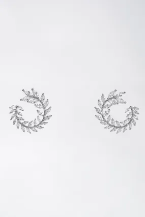 Milani Vine CZ Post Earrings