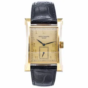 Patek Philippe Pagoda 18K Yellow Gold 1997 Commemoration Mens Watch 5500