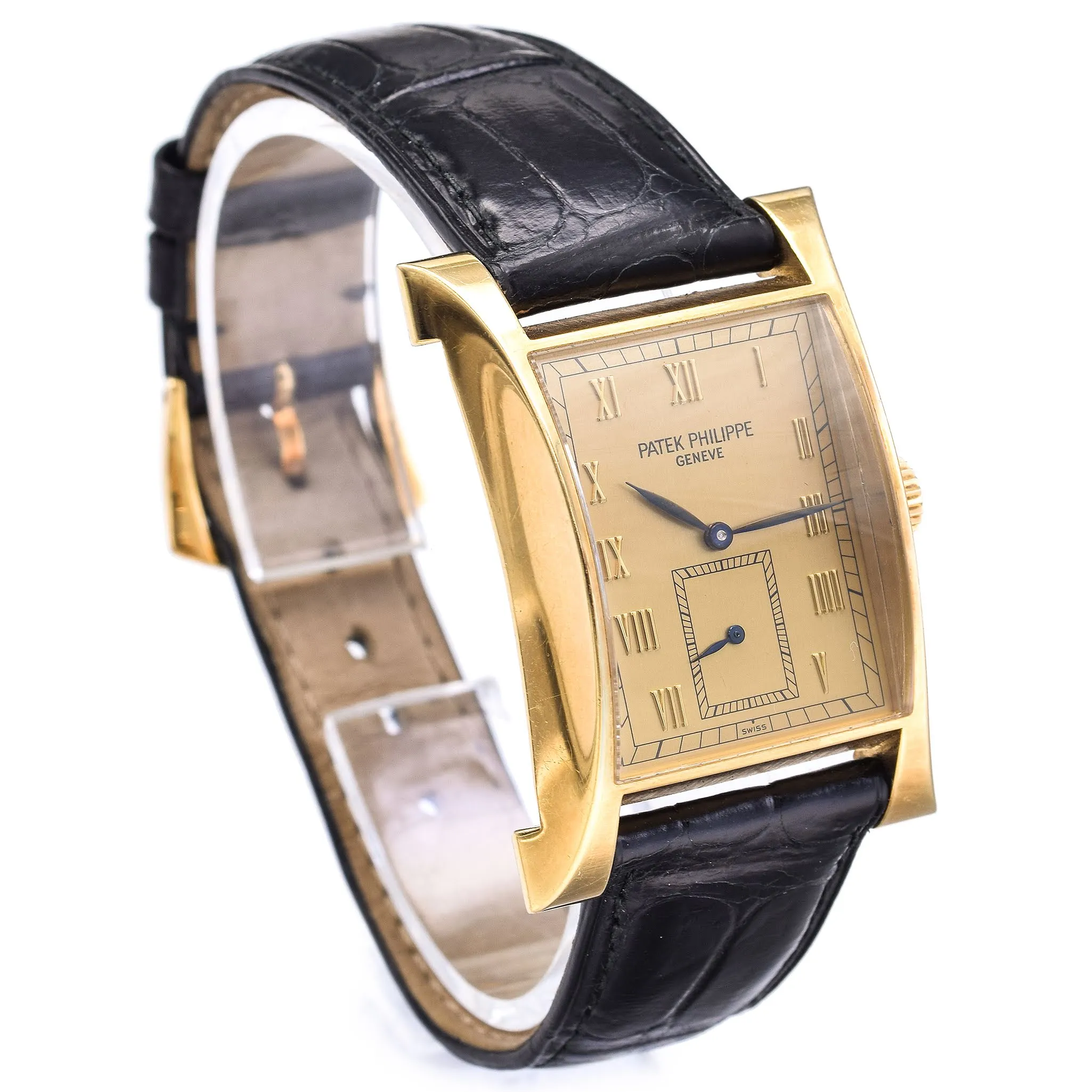 Patek Philippe Pagoda 18K Yellow Gold 1997 Commemoration Mens Watch 5500