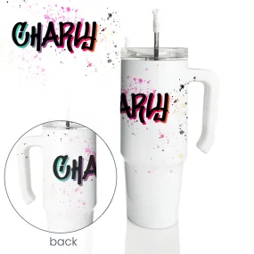 Personalized 30 oz GRAFFITI NAME GrippyTumbler