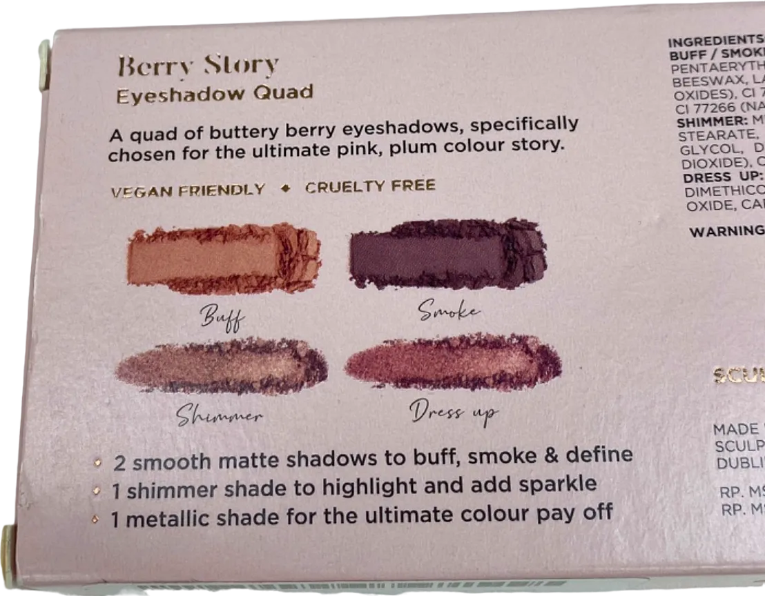 Sculpted by Aimee Berry Story Eyeshadow Quad 6.5g