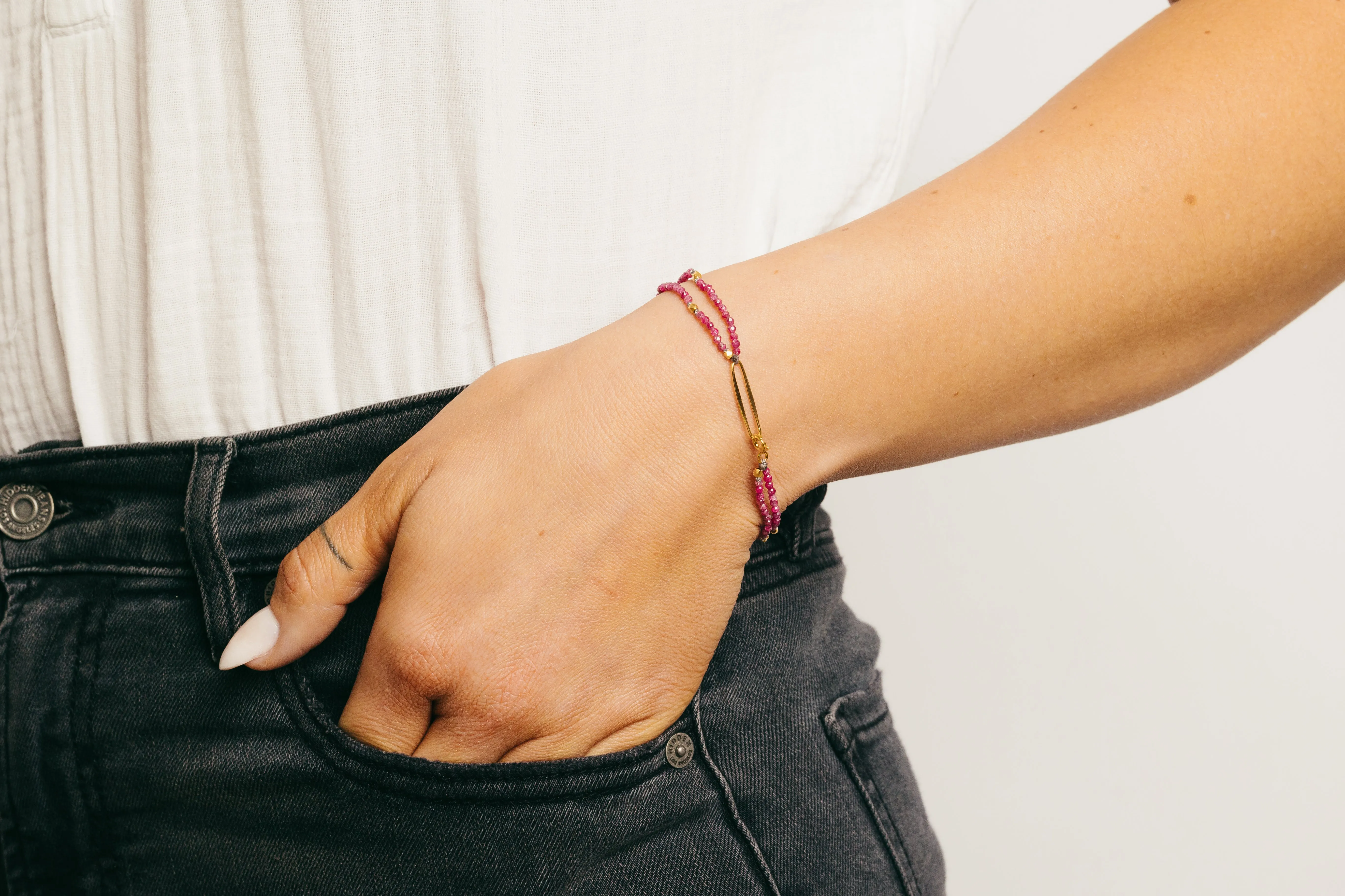 Verona Bracelet - Ruby