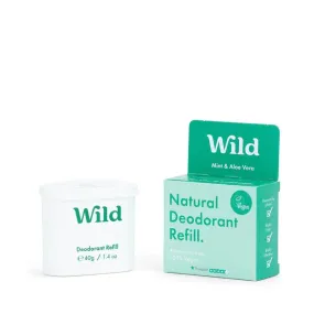 Wild | Natural Deodorant Refill | Mint & Aloe Vera