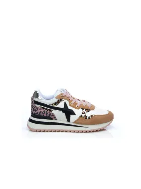 Yak-W Suede Nylon Animalier - Sand Bone